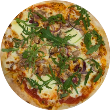 Tuunikala ja sibula pizza